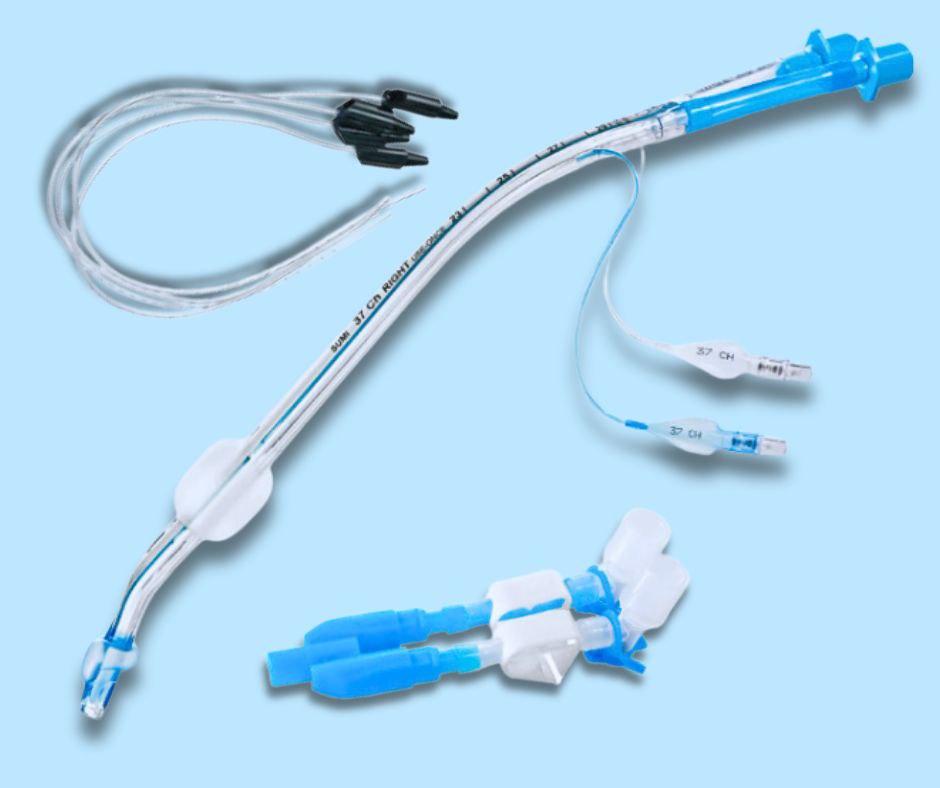 Ендобронхіальна трубка двопросвітна правостороння, набір розмір 26, Sumi